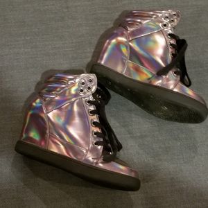 Beau & Ashe Holo Heeled Sneakers